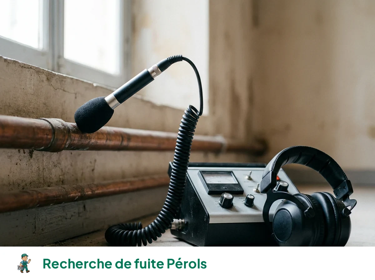 Recherche de fuite à Pérols
