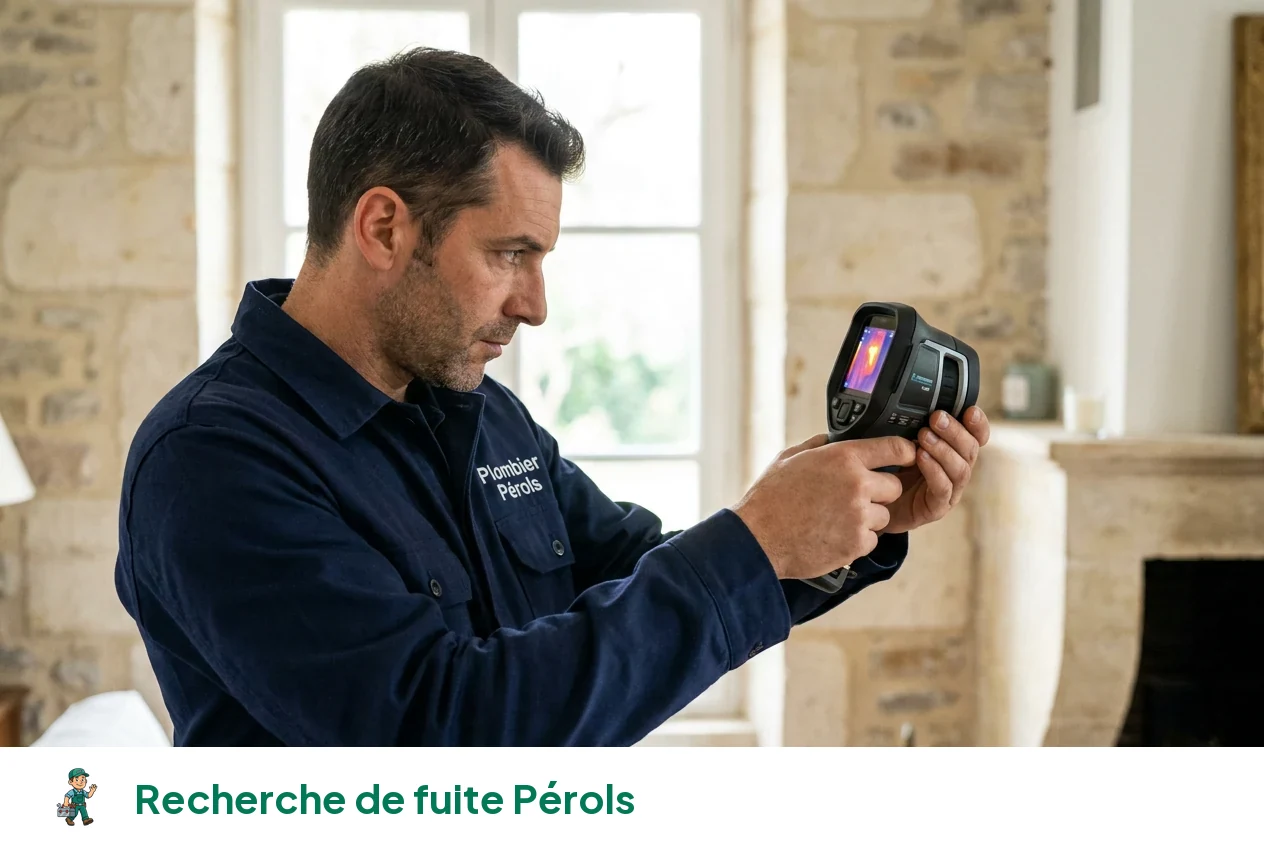 Recherche de fuite à Pérols