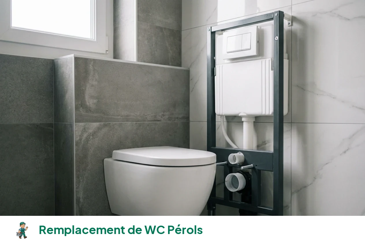 Remplacement de WC à Pérols