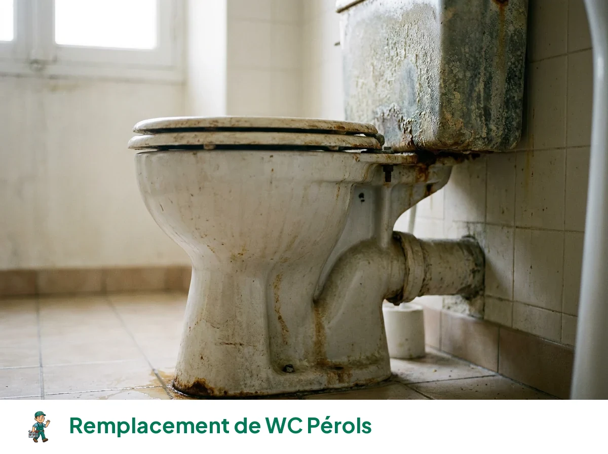 Remplacement de WC à Pérols