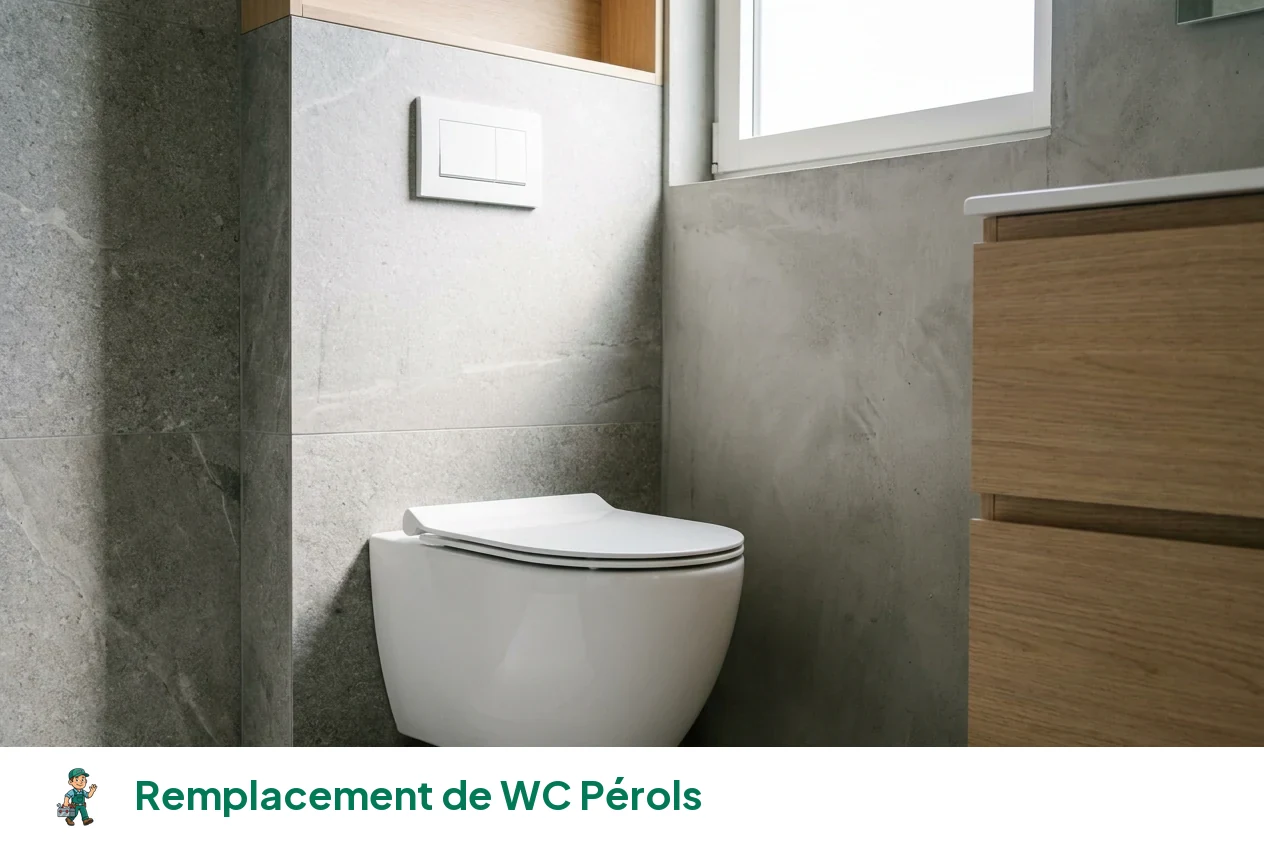 Remplacement de WC à Pérols