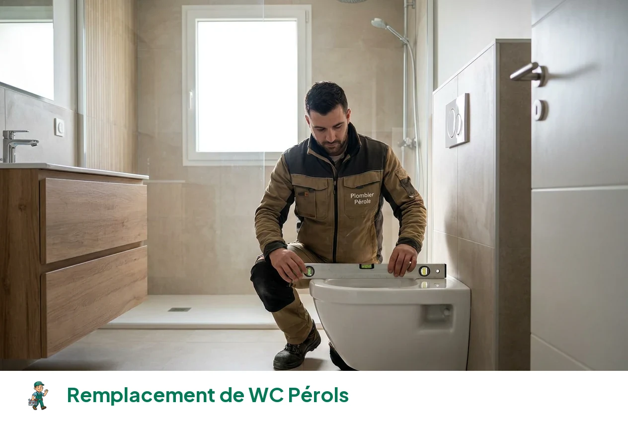 Remplacement de WC à Pérols